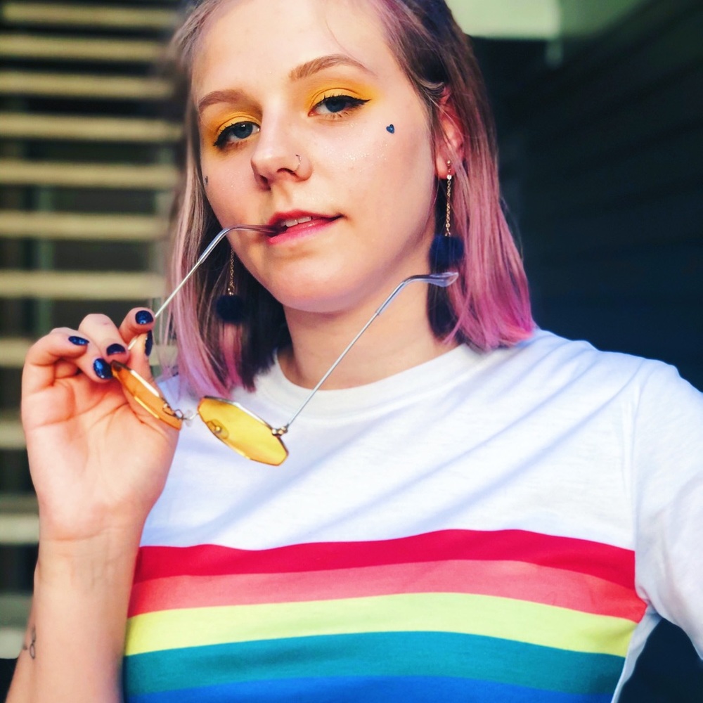 Rainbow Crop Top